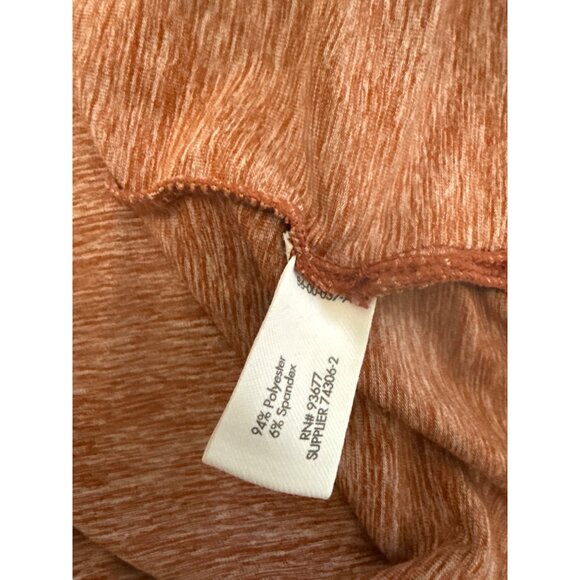 Stylus Mens XL Heathered Rust Short Sleeve Polo Shirt 92% Polyester 8% Spandex L - Picture 4 of 7